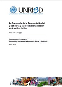 La Presencia de la Economía Social y Solidaria y su Institucionalización en América Latina (Documento Ocasional)